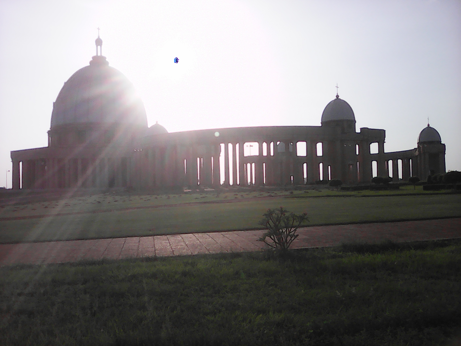 Basilika in Yamoussoukro am 16.10.2019